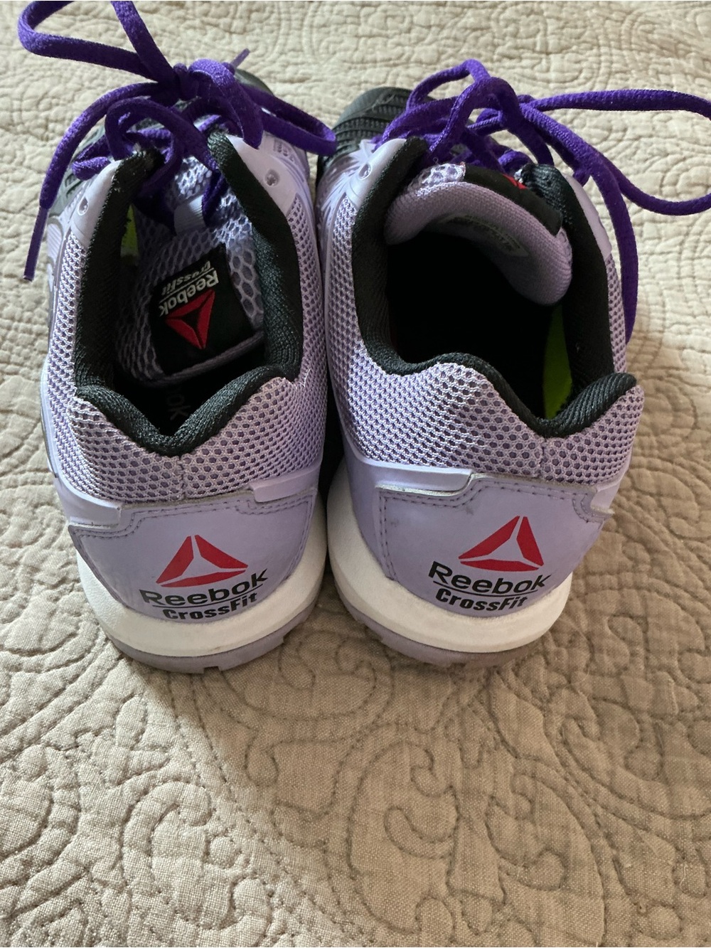 Reebok Women's Training Shoes — White, Black & Purple Accents - Picture 5 of 8